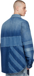 AMBUSH Indigo Patchwork Denim Jacket