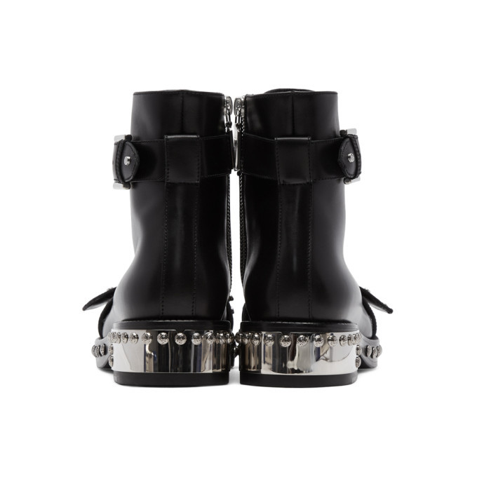 Alexander mcqueen hobnail ankle cheap boots