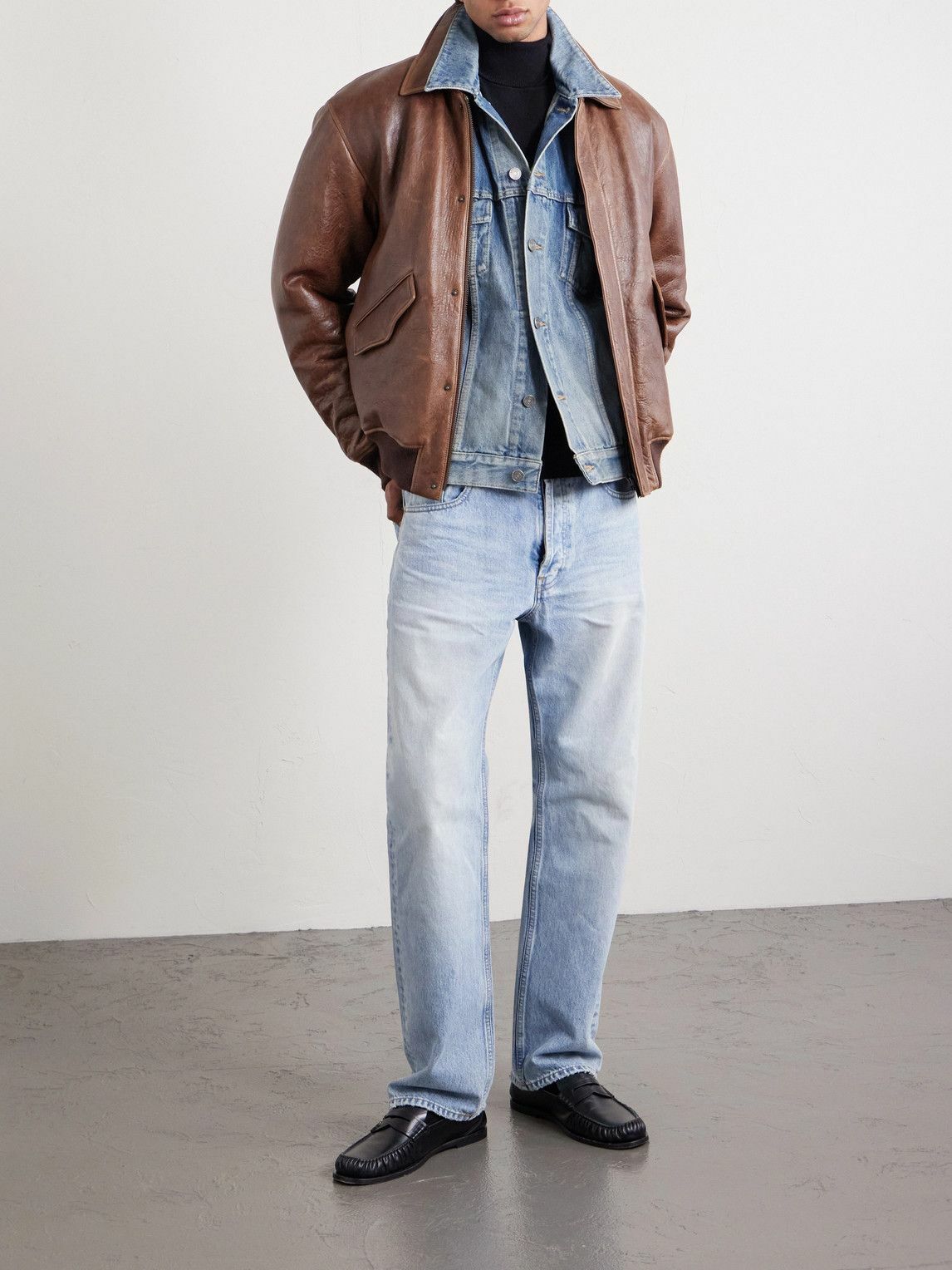 SAINT LAURENT - Denim Trucker Jacket - Blue