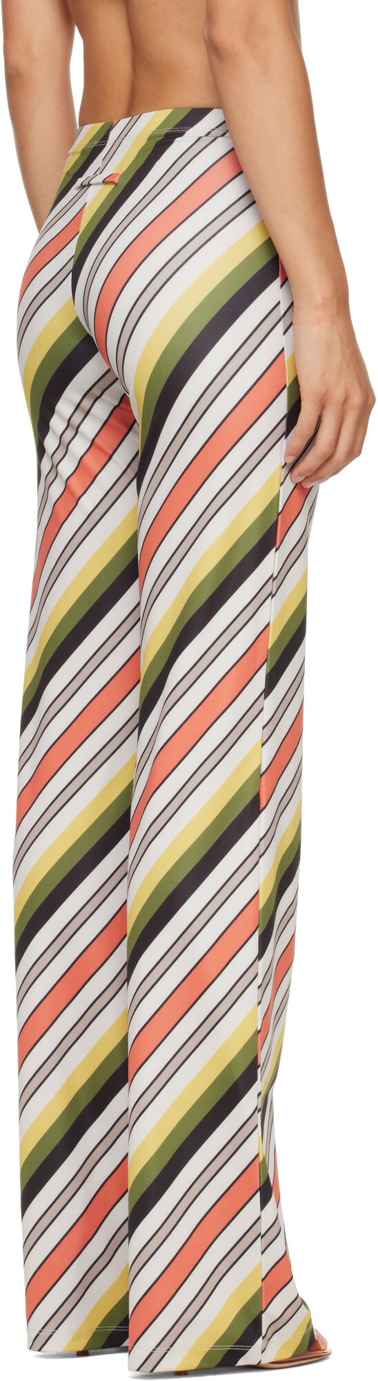Jean Paul Gaultier Multicolor 'The Retro Stripe' Trousers