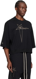 Rick Owens Black Champion Edition Tommy Cropped T-Shirt