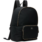 Burberry Black Check Trim Backpack