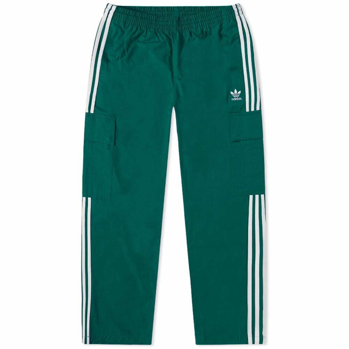 Photo: Adidas Men's 3 Stripe Cargo Pant in Collegiate Green