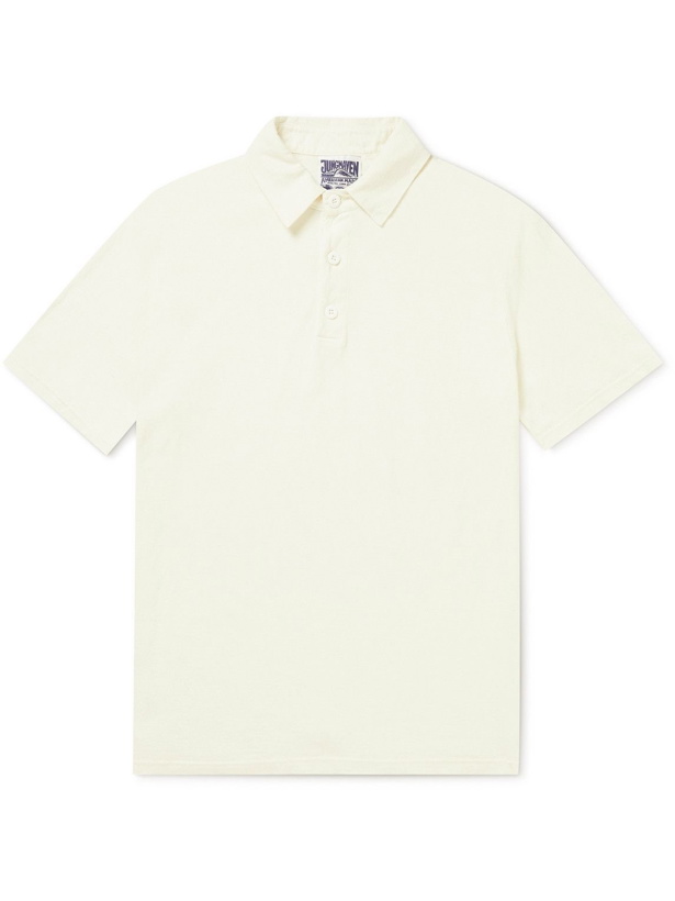 Photo: Jungmaven - Slim-Fit Hemp and Organic Cotton-Blend Jersey Polo Shirt - Neutrals