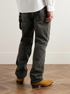 CHERRY LA - Slim-Fit Straight-Leg Jeans - Black