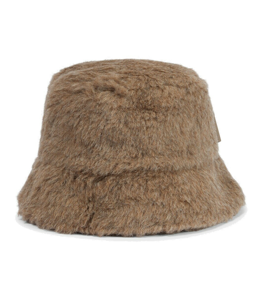 Max Mara Figura alpaca, wool, and silk bucket hat Max Mara