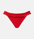 Faithfull Esterel ruffled bikini bottoms