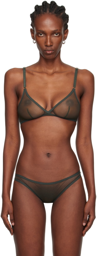 Photo: Yasmine Eslami Khaki Jeanne Soft Bra