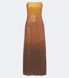 Christopher Esber Ombré sequined gown
