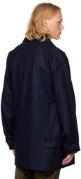 Camiel Fortgens Navy Macintosh Jacket