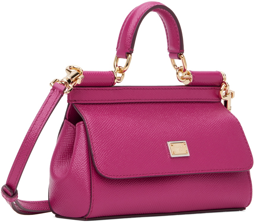 Dolce & Gabbana Pink Small Sicily Bag Dolce & Gabbana