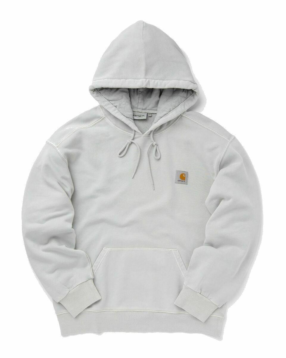 Photo: Carhartt Wip Hooded Nelson Sweat Grey - Mens - Hoodies