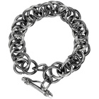 Chin Teo Silver Spiral Chain Bracelet