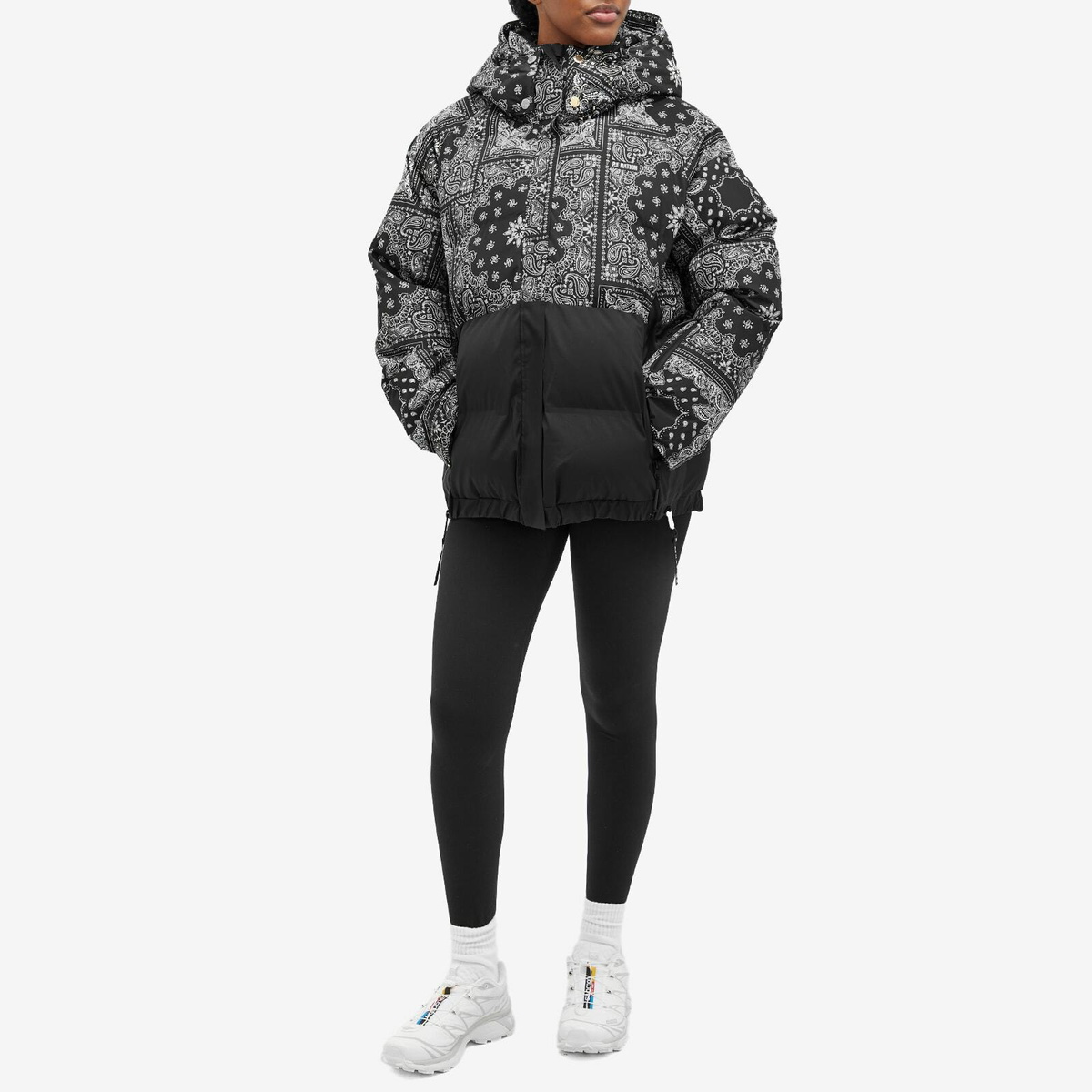 P.E Nation Women's Niseko Snow Jacket in Snow Bandana Black