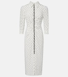 Carolina Herrera Polka-dot silk crêpe de chine shirt dress