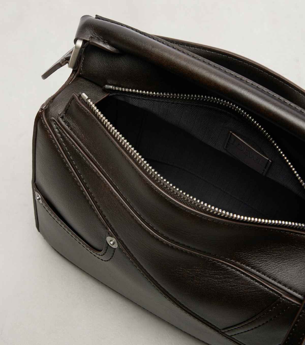 Loewe Puzzle Panta Small leather tote bag