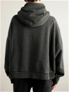 Entire Studios - Enzyme-Washed Cotton-Jersey Hoodie - Black