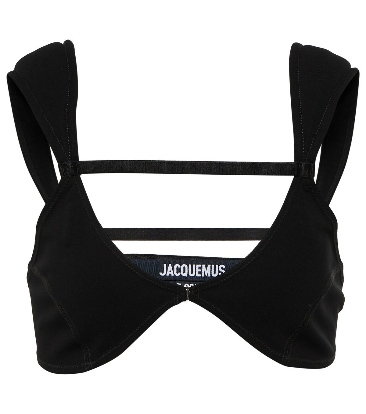 【関税込み】JACQUEMUS ブラック Le Bandeau Veleiro ブラ Jacquemus - Le Bandeau Veleiro top Jacquemus