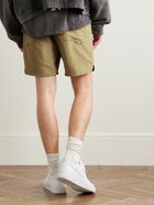 Rhude - Straight-Leg Logo-Print Nylon Drawstring Shorts - Brown