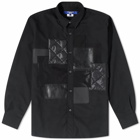 Junya Watanabe MAN Men's Patchwork Shirt in Black/Black