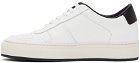 Common Projects White & Black Bball '90 Low Sneakers