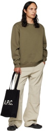 Acne Studios Khaki Crewneck Sweatshirt