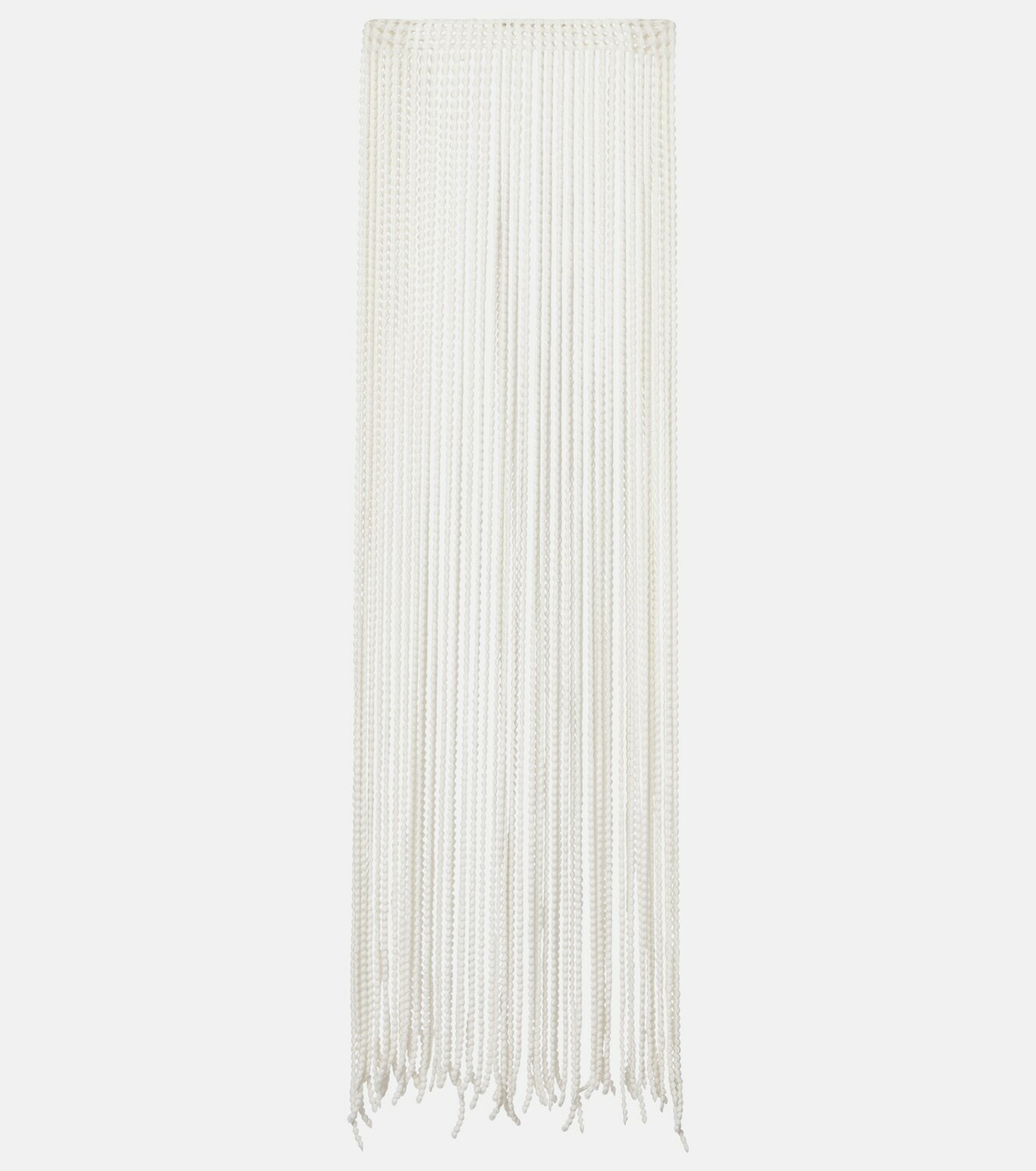 Alaïa Beaded fringed scarf