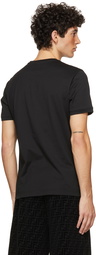 Fendi Black Trompe L'Oeil T-Shirt