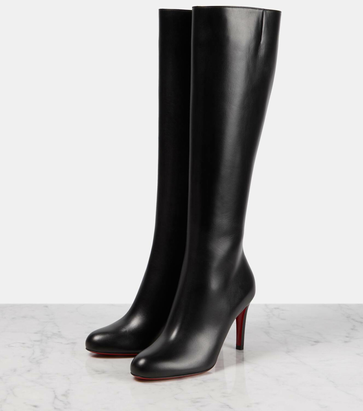 Christian Louboutin Pumppie Botta leather knee-high boots Christian  Louboutin