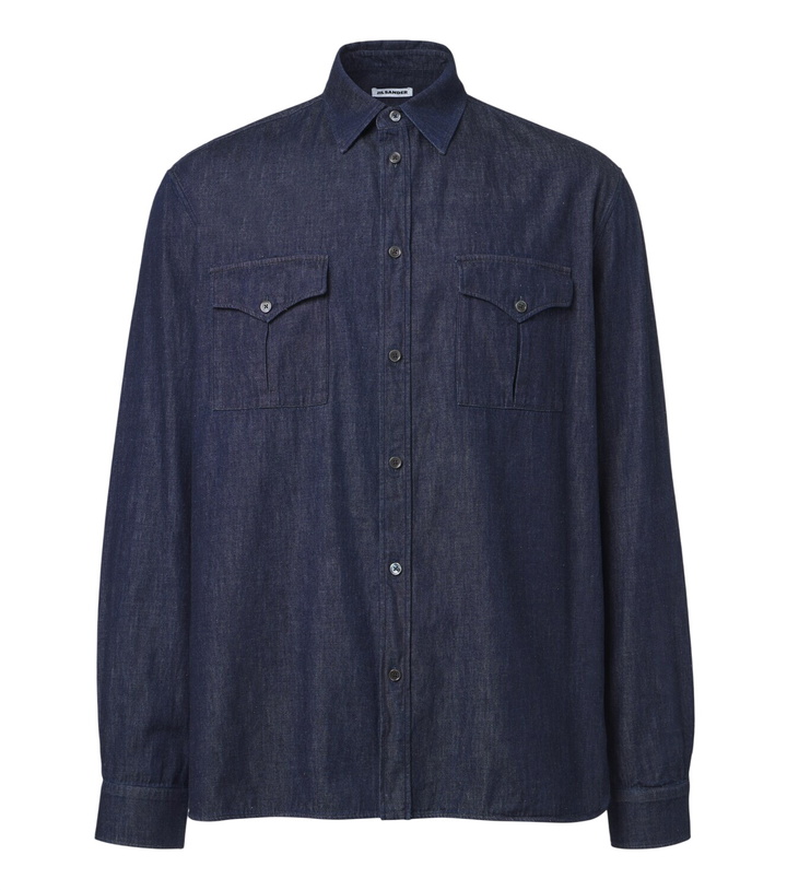 Photo: Jil Sander Cotton chambray shirt