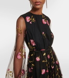 Giambattista Valli Embroidered tulle gown