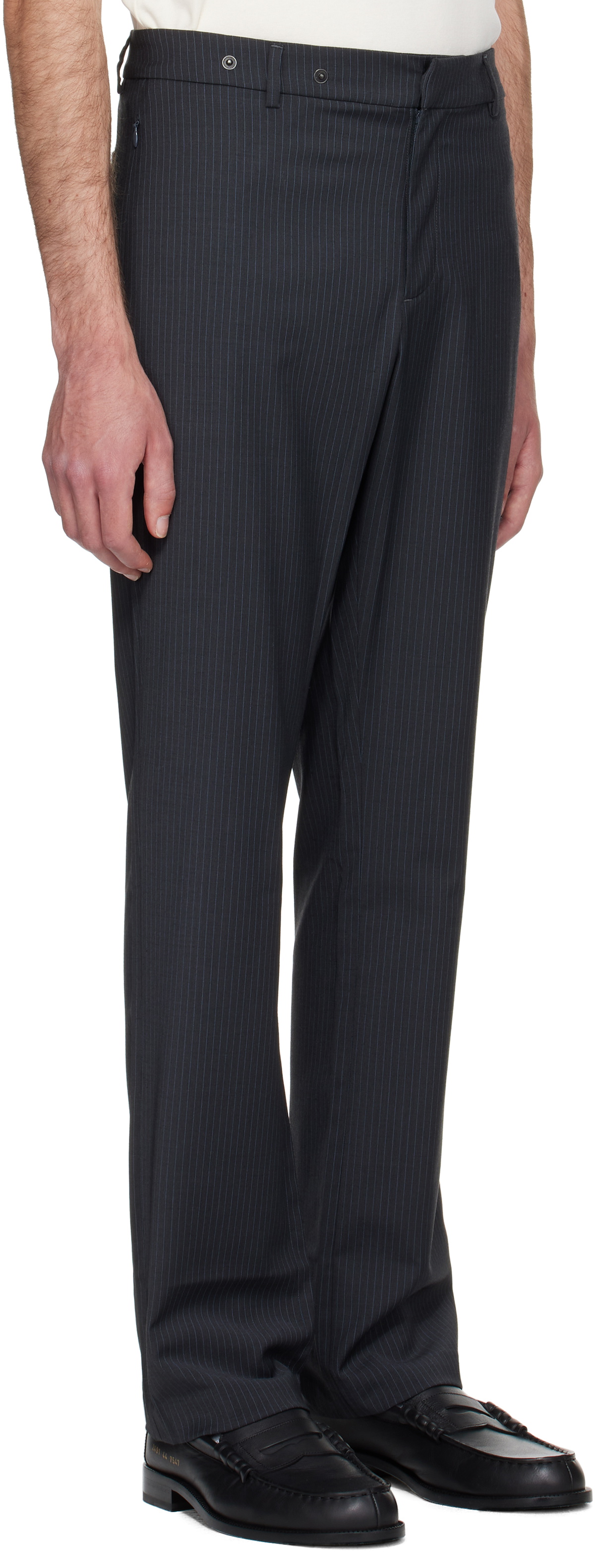 Paloma Wool Gray Serge Straight-Leg Trousers