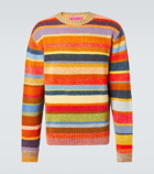 The Elder Statesman Striped cashmere sweater