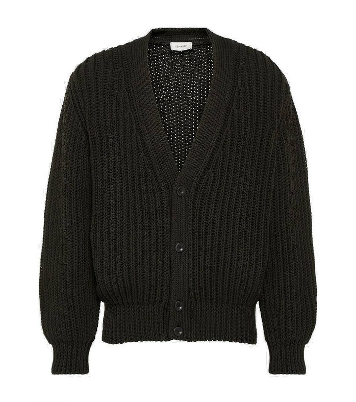 Photo: Lemaire Ribbed-knit cotton cardigan