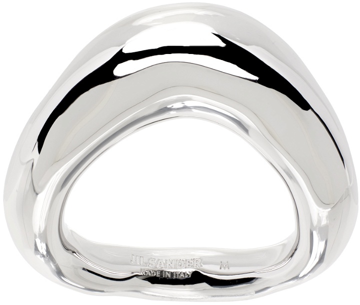 Photo: Jil Sander Silver Logo Ring