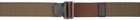 Paul Smith Brown Webbing Belt