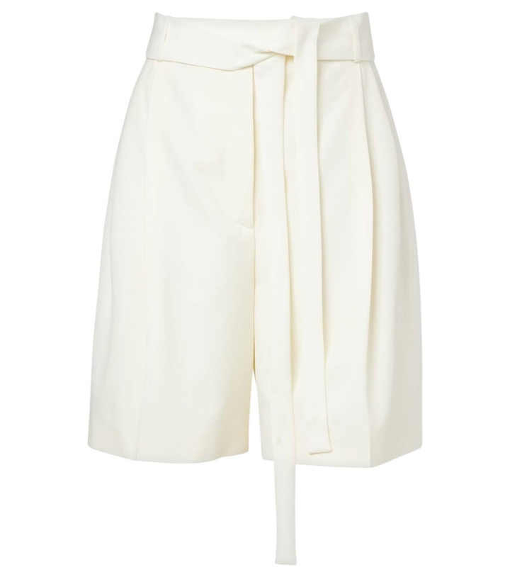 Photo: Róhe Belted virgin wool Bermuda shorts