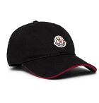 Moncler - Logo-Appliquéd Cotton-Twill Baseball Cap - Black
