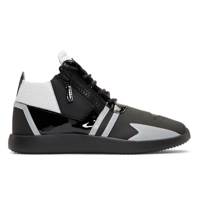 Photo: Giuseppe Zanotti Black Single Ulan High-Top Sneakers