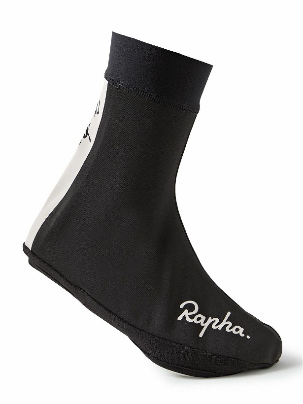 Photo: Rapha - Logo-Print Stretch-Jersey Overshoes - Black