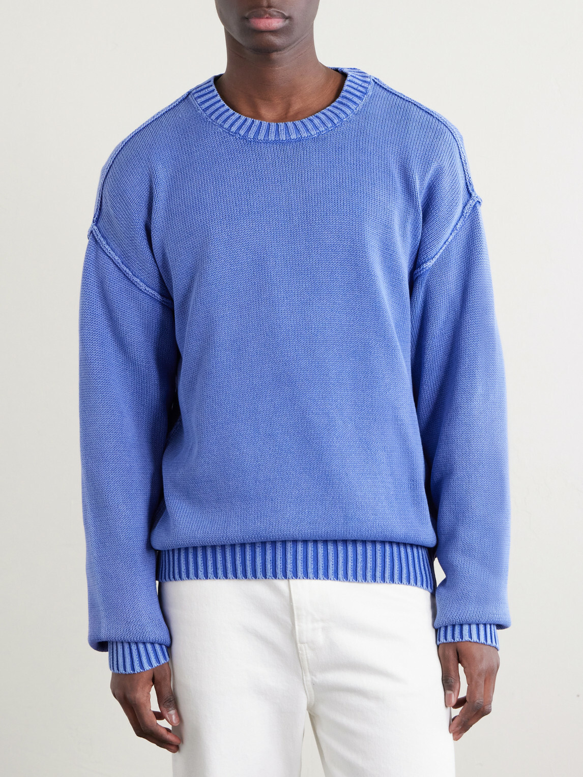 Aimé Leon Dore - Cotton Sweater - Blue