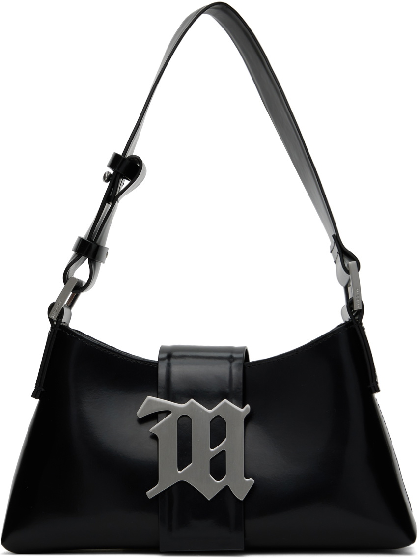 MISBHV Black Leather Small Shoulder Bag