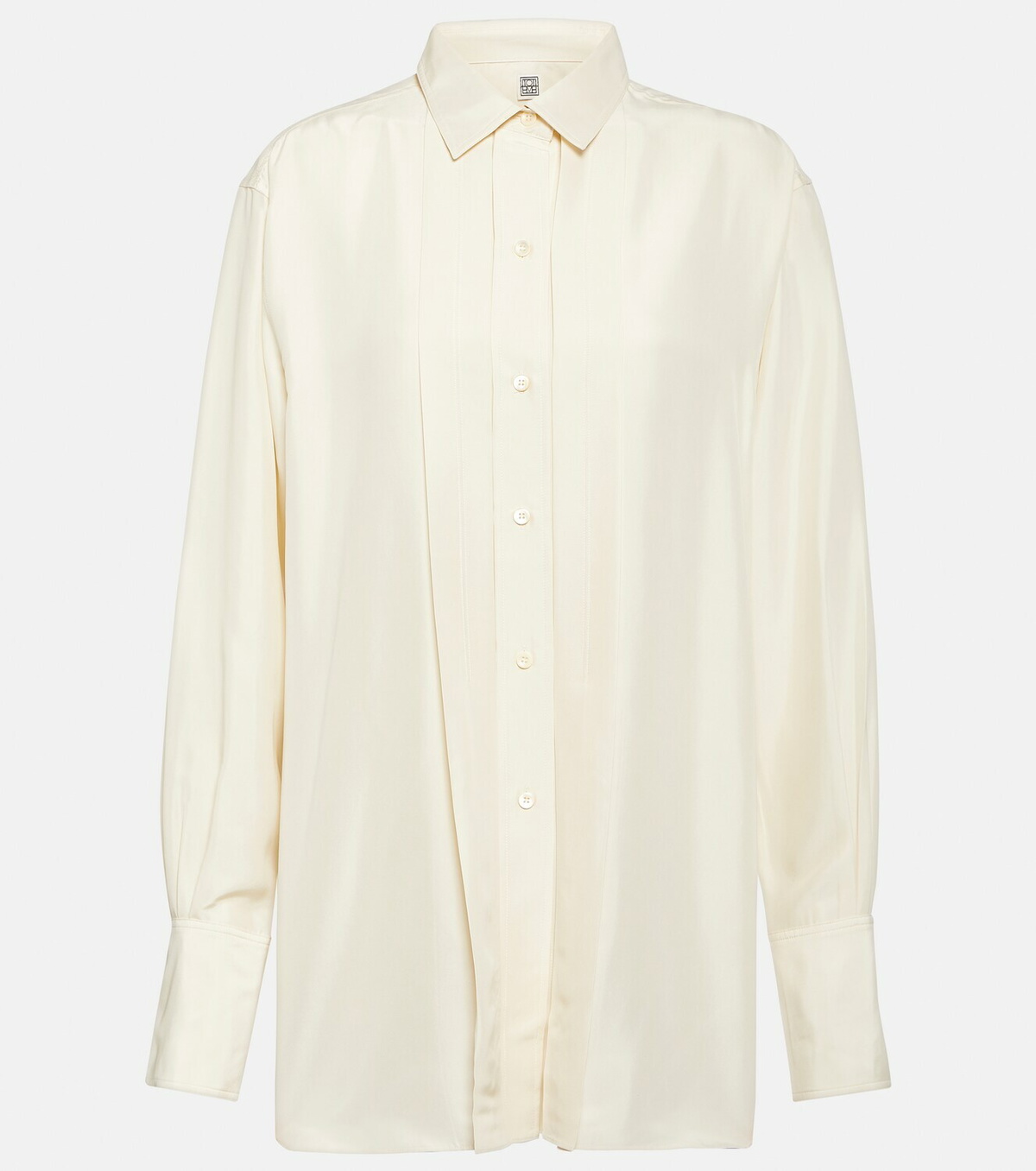 Toteme Pleated silk shirt