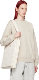 Dime Beige Classic Sweatshirt