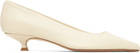 Aeyde Off-White Cari Heels
