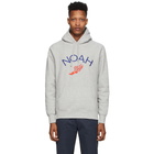 Noah NYC Grey Winged Foot Hoodie