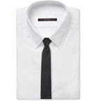 SAINT LAURENT - 5cm Silk-Faille Tie - Black