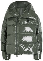 Rains Alta Vision Quilted Jacket Dark Green