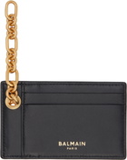 Balmain Black Pulse Monogram Jacquard Card Holder