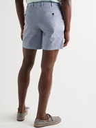 Sid Mashburn - Slim-Fit Garment-Dyed Cotton-Twill Shorts - Blue